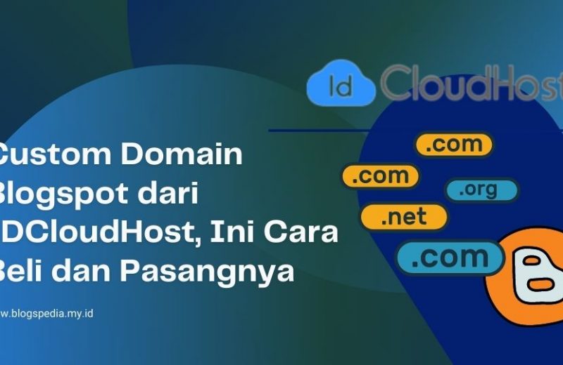 custom domain blogspot dari idcloudhost